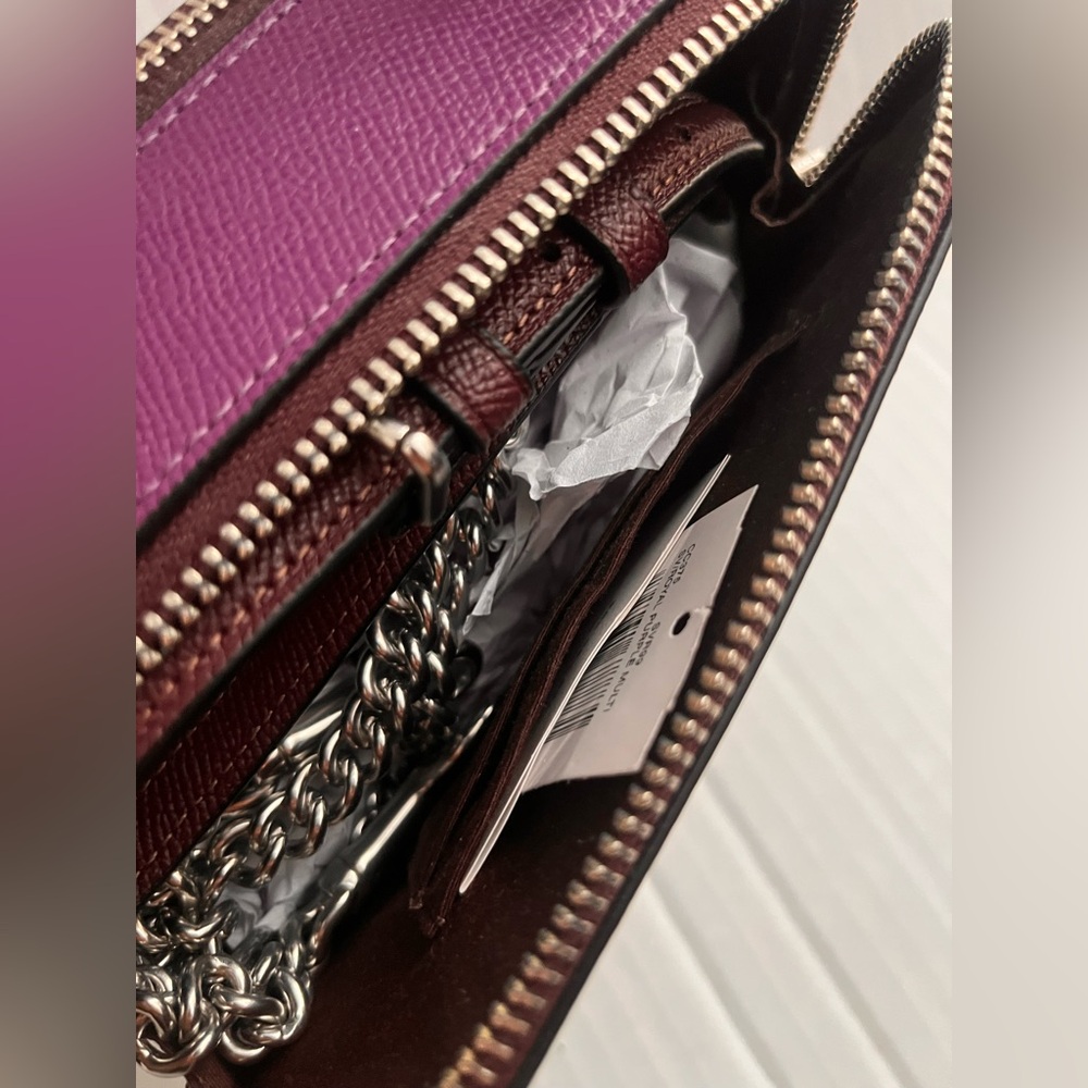 New Disney X Coach Box Crossbody Villains Little Mermaid Ursula Motif CC375 - Picture 9 of 9
